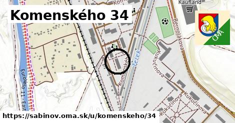 Komenského 34, Sabinov