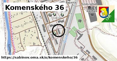 Komenského 36, Sabinov