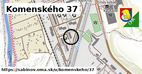 Komenského 37, Sabinov