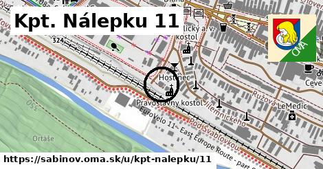 Kpt. Nálepku 11, Sabinov