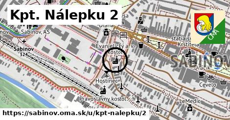 Kpt. Nálepku 2, Sabinov