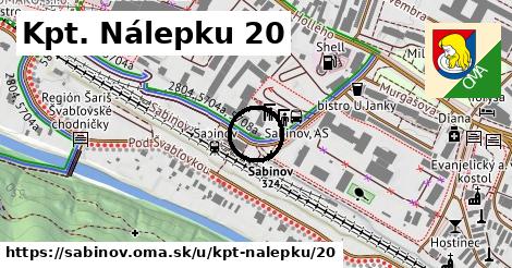 Kpt. Nálepku 20, Sabinov