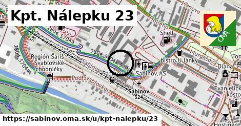 Kpt. Nálepku 23, Sabinov