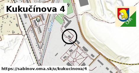 Kukučínova 4, Sabinov