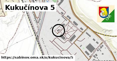 Kukučínova 5, Sabinov