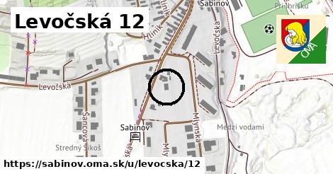 Levočská 12, Sabinov