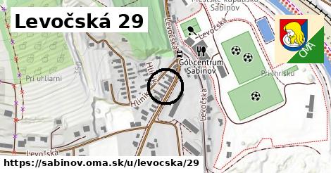 Levočská 29, Sabinov