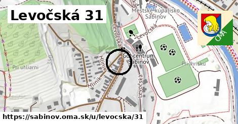 Levočská 31, Sabinov