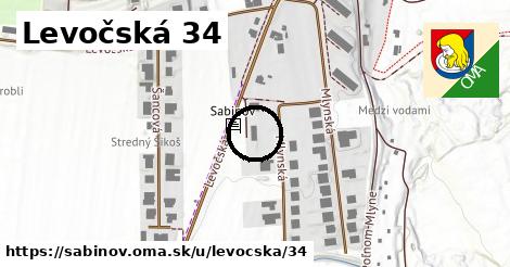 Levočská 34, Sabinov