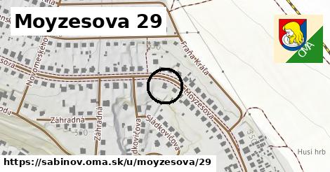 Moyzesova 29, Sabinov