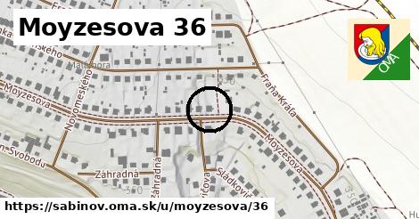 Moyzesova 36, Sabinov