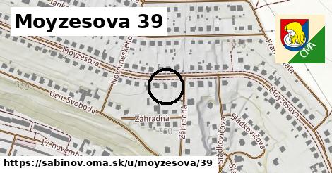 Moyzesova 39, Sabinov