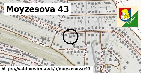 Moyzesova 43, Sabinov