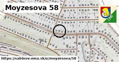 Moyzesova 58, Sabinov