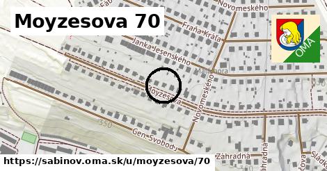 Moyzesova 70, Sabinov