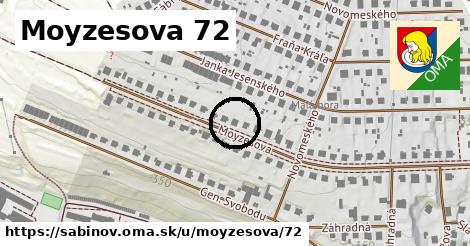 Moyzesova 72, Sabinov
