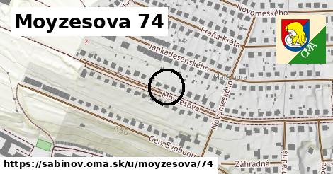 Moyzesova 74, Sabinov