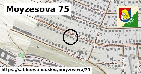 Moyzesova 75, Sabinov