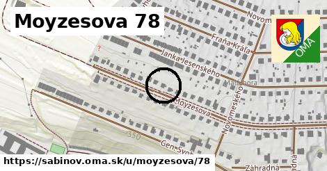 Moyzesova 78, Sabinov