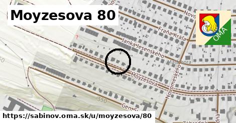 Moyzesova 80, Sabinov