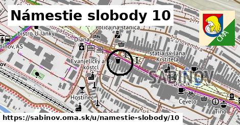 Námestie slobody 10, Sabinov