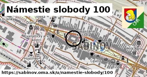 Námestie slobody 100, Sabinov