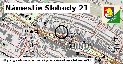 Námestie Slobody 21, Sabinov