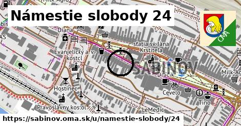 Námestie slobody 24, Sabinov