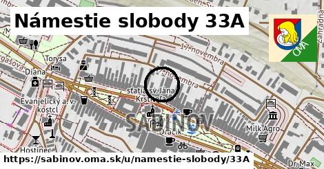 Námestie slobody 33A, Sabinov