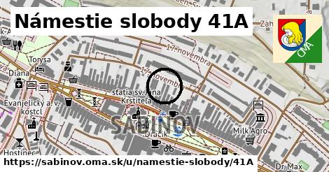 Námestie slobody 41A, Sabinov