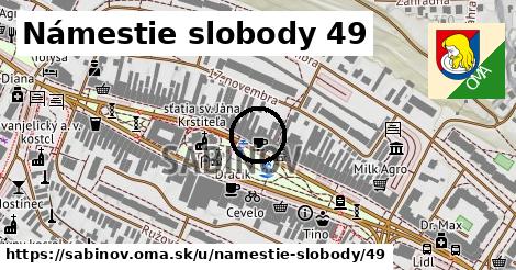 Námestie slobody 49, Sabinov