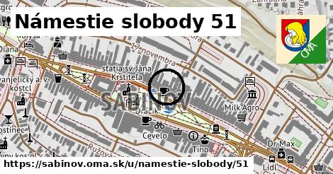 Námestie slobody 51, Sabinov