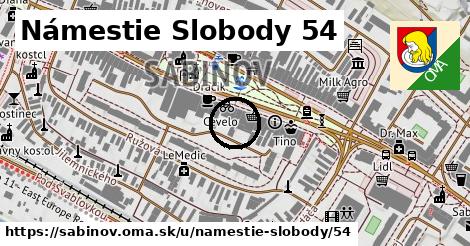 Námestie Slobody 54, Sabinov