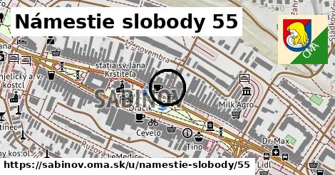 Námestie slobody 55, Sabinov