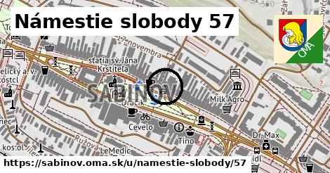 Námestie slobody 57, Sabinov