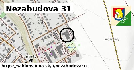 Nezabudova 31, Sabinov