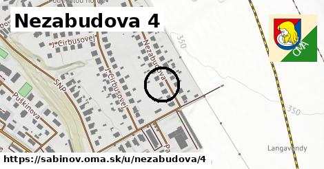 Nezabudova 4, Sabinov