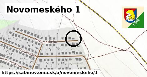 Novomeského 1, Sabinov