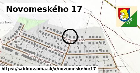 Novomeského 17, Sabinov