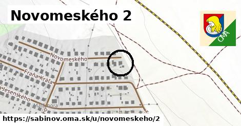 Novomeského 2, Sabinov