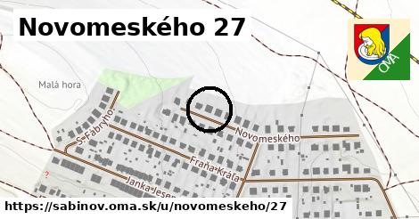 Novomeského 27, Sabinov