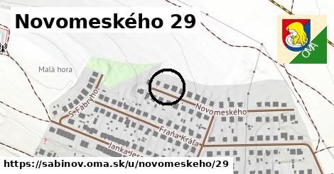 Novomeského 29, Sabinov