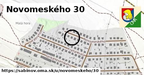 Novomeského 30, Sabinov