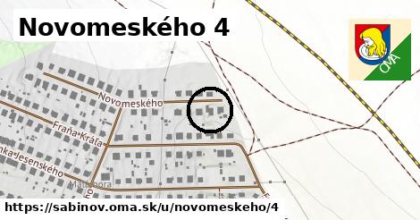 Novomeského 4, Sabinov