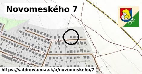 Novomeského 7, Sabinov