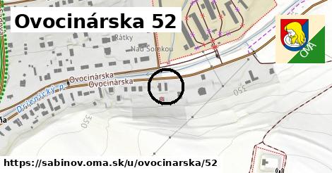 Ovocinárska 52, Sabinov