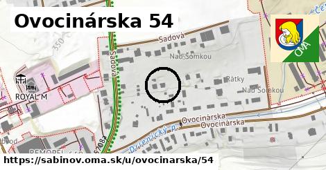 Ovocinárska 54, Sabinov