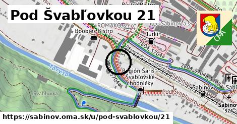 Pod Švabľovkou 21, Sabinov