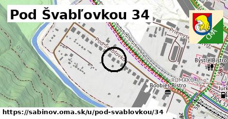 Pod Švabľovkou 34, Sabinov