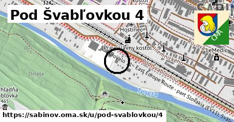 Pod Švabľovkou 4, Sabinov